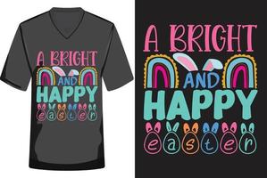 Happy Easter T-shirt Design Vector