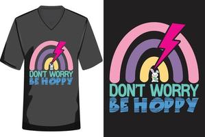 Happy Easter T-shirt Design Vector