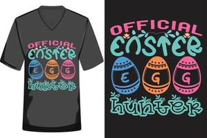 contento Pascua de Resurrección camiseta diseño vector