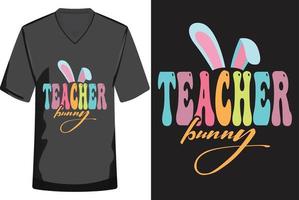 Happy Easter Retro T-shirt Design Vector