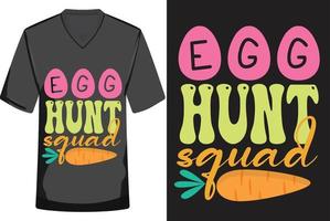 Happy Easter Retro T-shirt Design Vector