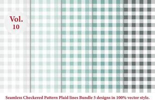 Plaid lines Pattern ,checkered pattern vector
