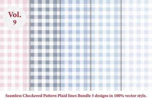 Plaid lines Pattern ,checkered pattern vector