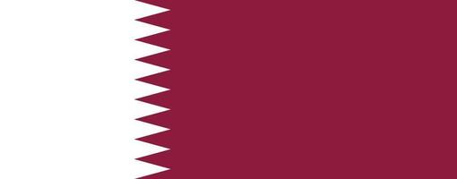 Bahrain Simple flag Correct size, proportion, colors. vector