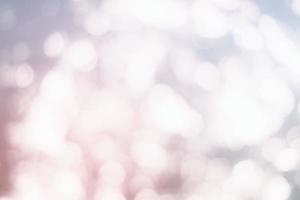 Abstract White Natural Bokeh Background. photo