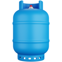 3d icono ilustración gas tanque png