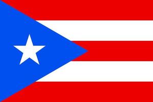 Cuba Simple flag Correct size, proportion, colors. vector