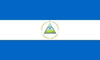 Simple flag Correct size, proportion, colors. vector