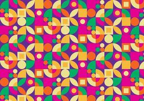 Multi geometric patterns in vibrant colors designs for garments, textiles, fabrics, carpets, curtains. vector