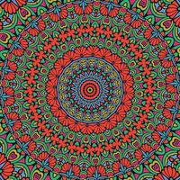 A colorful background with a pattern of a mandala vector