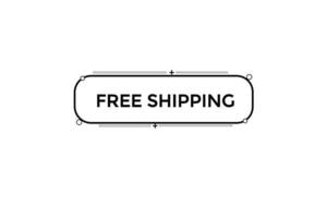 free shipping vectors.sign label bubble speech free shipping vector