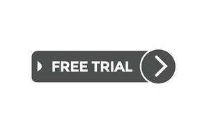free trial vectors.sign label bubble speech free trial vector