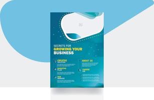 Modern brochure flyer design cover modern layout template vector