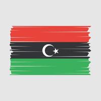 vector de bandera de libia