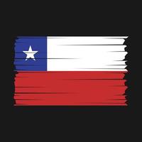 vector de bandera de chile