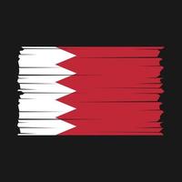 Bahrain Flag Vector