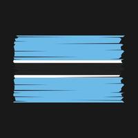 Botswana Flag Vector