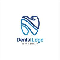 Dental logo, logo for dental health, and logo for dental care. vector