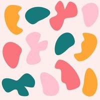 Abstract colorful seamless vector pattern background illustration with geometric shapes