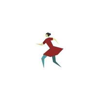 international dance day icon, simple icon dance with elegance concept vector