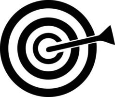 Target focus icon symbol design image, illustration of the success goal icon concept. EPS 10 vector