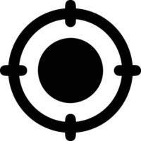 Target focus icon symbol design image, illustration of the success goal icon concept. EPS 10 vector