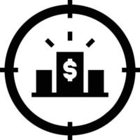 Target focus icon symbol design image, illustration of the success goal icon concept. EPS 10 vector