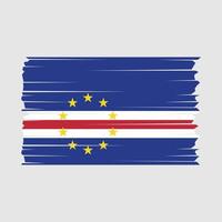 vector de bandera de cabo verde