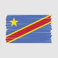 Republic Congo Flag Vector