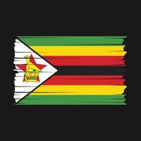 vector de bandera de zimbabwe