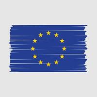 europeo bandera vector