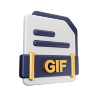 3d file gif formato icona png