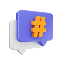 3d chat icon png