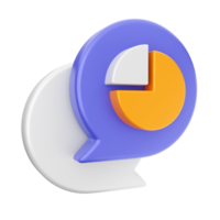 3d chat chatting icon png