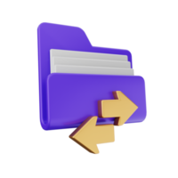 3d folder icon png