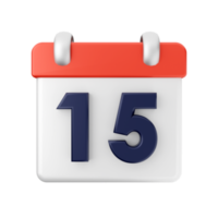 3d calendar event date day schedule icon illustration png