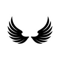 Angel wings icon vector. fly illustration sign collection. pilot symbol. wings logo. vector