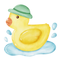 linda amarillo Pato png