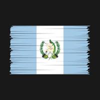 Guatemala Flag Brush Vector