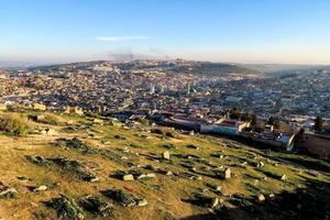 View of the city in Morocco photo