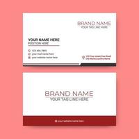 Corporate Business Card Design vector