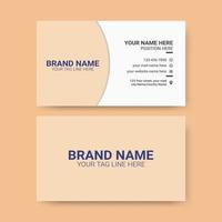 Corporate Business Card Design vector