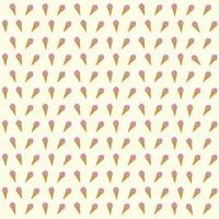 Colorful ice cream cones on a yellow background. Summer ice cream pattern. vector