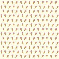 Colorful ice cream cones on a yellow background. Summer ice cream pattern. vector