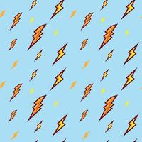 Lightning Seamless Pattern vector