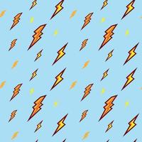 Lightning Seamless Pattern vector