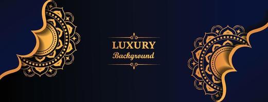 Black and gold poster luxury background vector