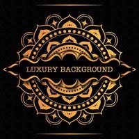 Black and gold poster luxury background vector