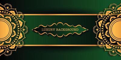 Black and gold poster luxury background vector