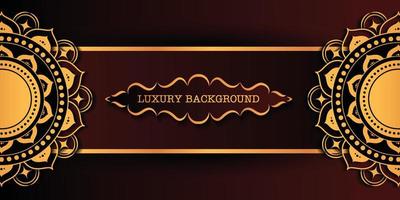 Black and gold poster luxury background vector